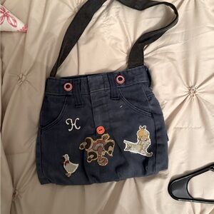 Cute jean pocket purse